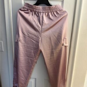 Two Express Satin Cargo pants